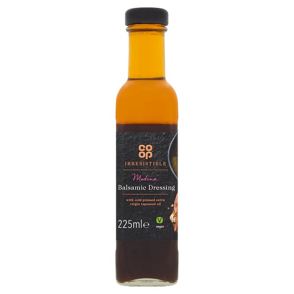 Co Op Irresistible Balsamic Salad Dressing 225ml pack shot
