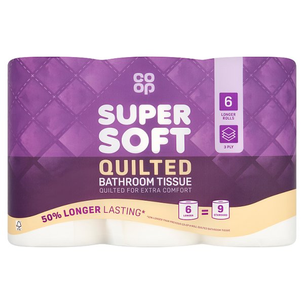 Co Op Quilted Longer Roll 6s pack shot