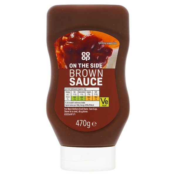Co Op Brown Sauce 470g pack shot