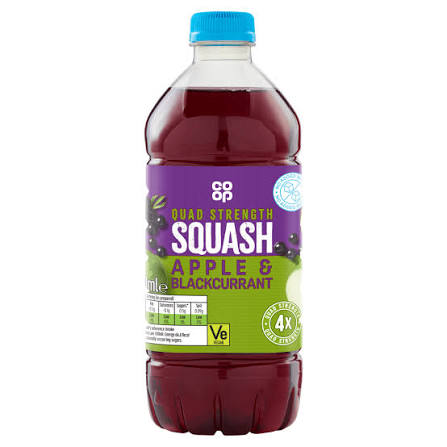 Co Op Apple & Blackcurrant NAS Quad Strength 750ml pack shot
