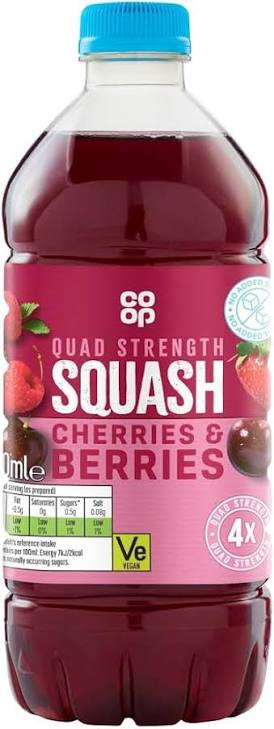 Co Op Cherries & Berries NAS Quad Strength 750ml pack shot