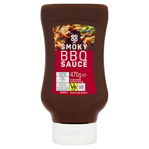 Co Op BBQ Sauce 470g pack shot