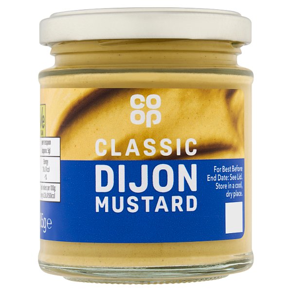 Co Op Dijon Mustard 185g pack shot