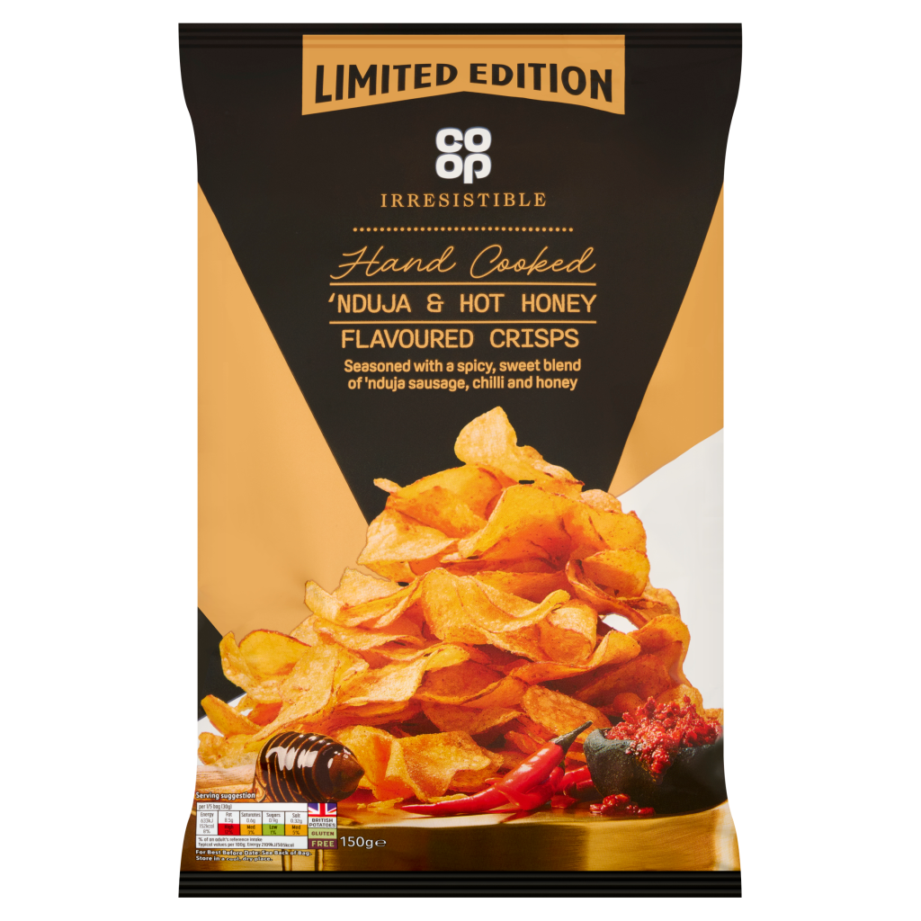 Co Op Irresistible Nduja & Hot Honey Limited Edition 150g pack shot