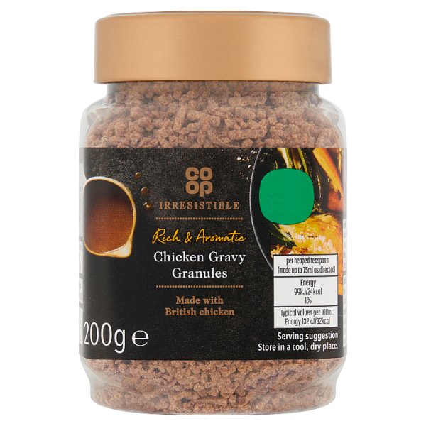 Co Op Irresistible Chicken Gravy 200g pack shot