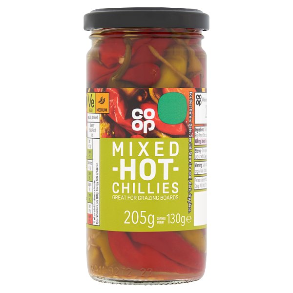 Co Op Mixed Chillies 205g pack shot