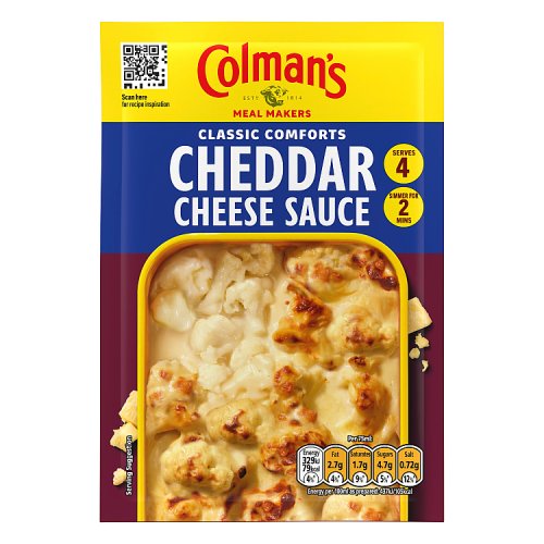 Colmans Sauce Mix Cheese 40g pack shot