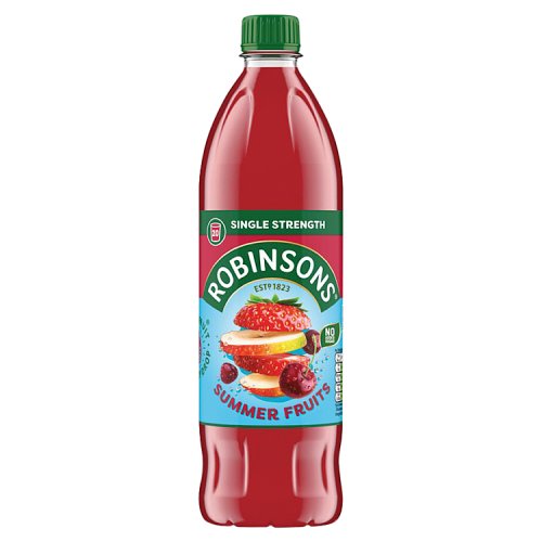 Robinsons NAS Double Concentrate Summer Fruits Squash 1Ltr pack shot