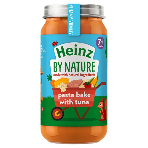Heinz Jar 7m+ Pasta Bake Tuna 200g pack shot