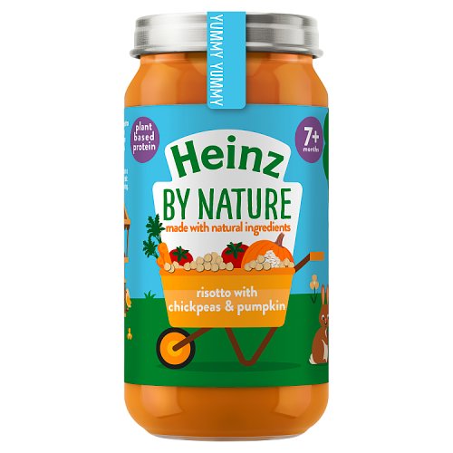 Heinz Jar 7m+ Nature Chickpeas & Pumpkin 200g pack shot