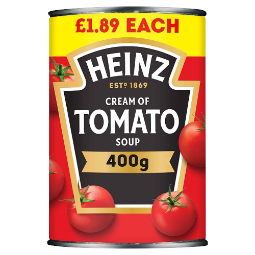Heinz Tomato Soup 400g PMP pack shot