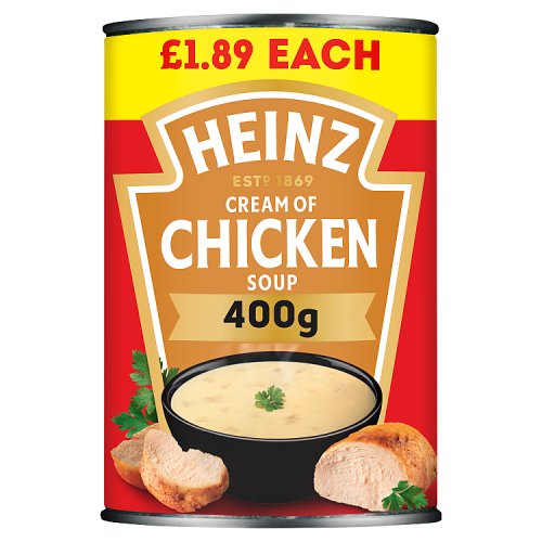 Heinz Chicken Soup 400g PMP pack shot