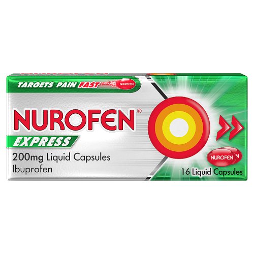 Nurofen Liquid Caps 16s pack shot
