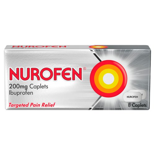 Nurofen Caplets 8's pack shot
