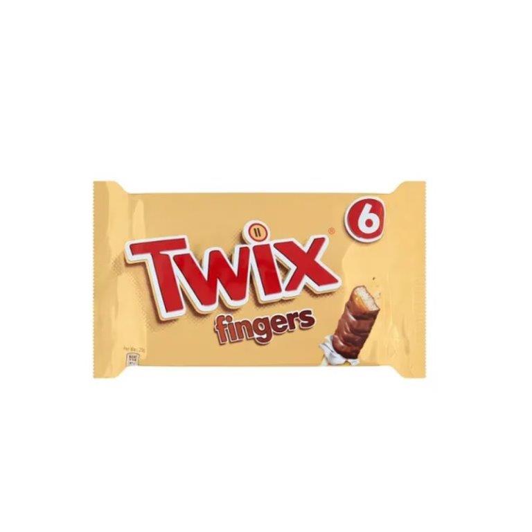Twix 6pk 6 x 20g pack shot