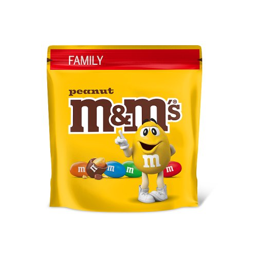 Mars M&Ms Peanut 330g pack shot
