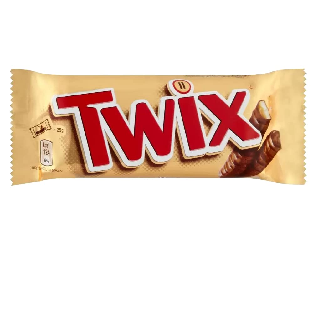 Twix STD 25s 50g pack shot