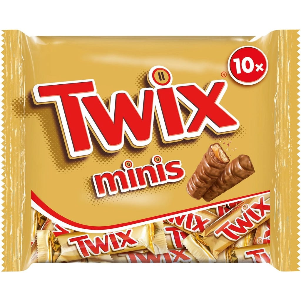 Mars Twix Minis 227g pack shot