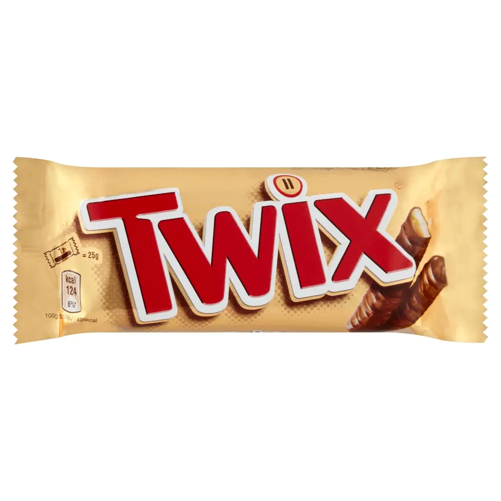 Mars Twix 50g pack shot