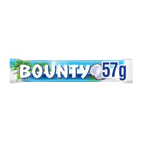 Bounty Chocolate Bar 57g pack shot
