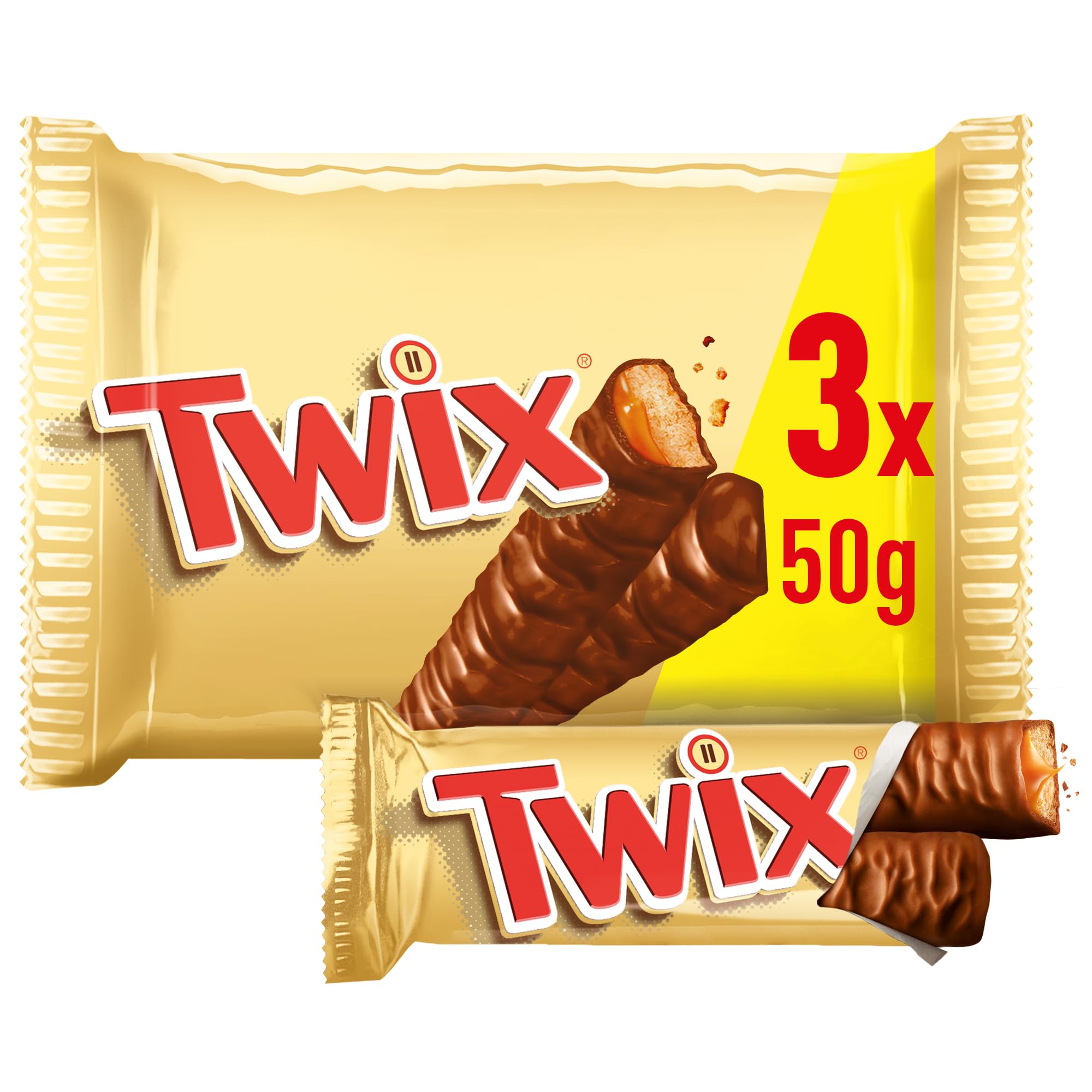 Mars Twix 3Er 50g pack shot