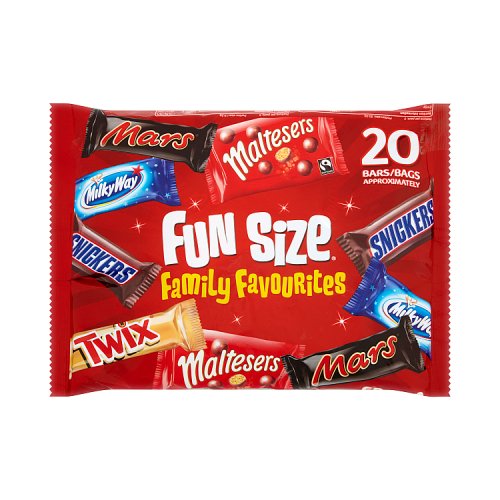 Mars Family Favourites Variety Funsize 358g pack shot