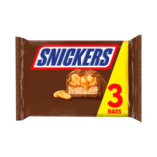 Mars Snickers 3-Er 50g pack shot