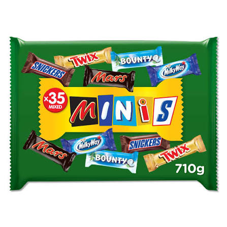 Mars Mixed Minis 710g pack shot