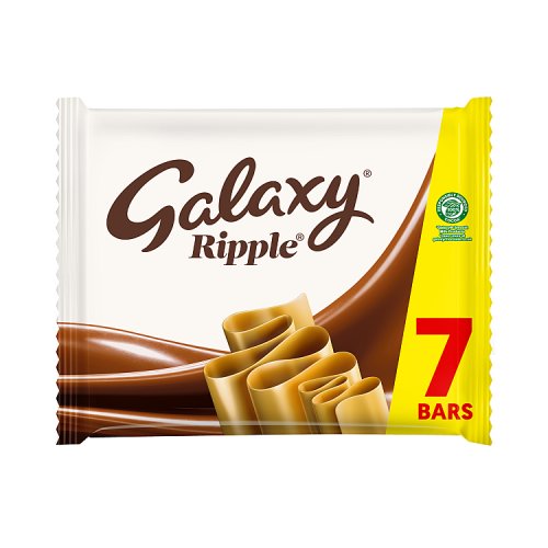 Galaxy Ripple 7pk (7 x 30g) 210g pack shot