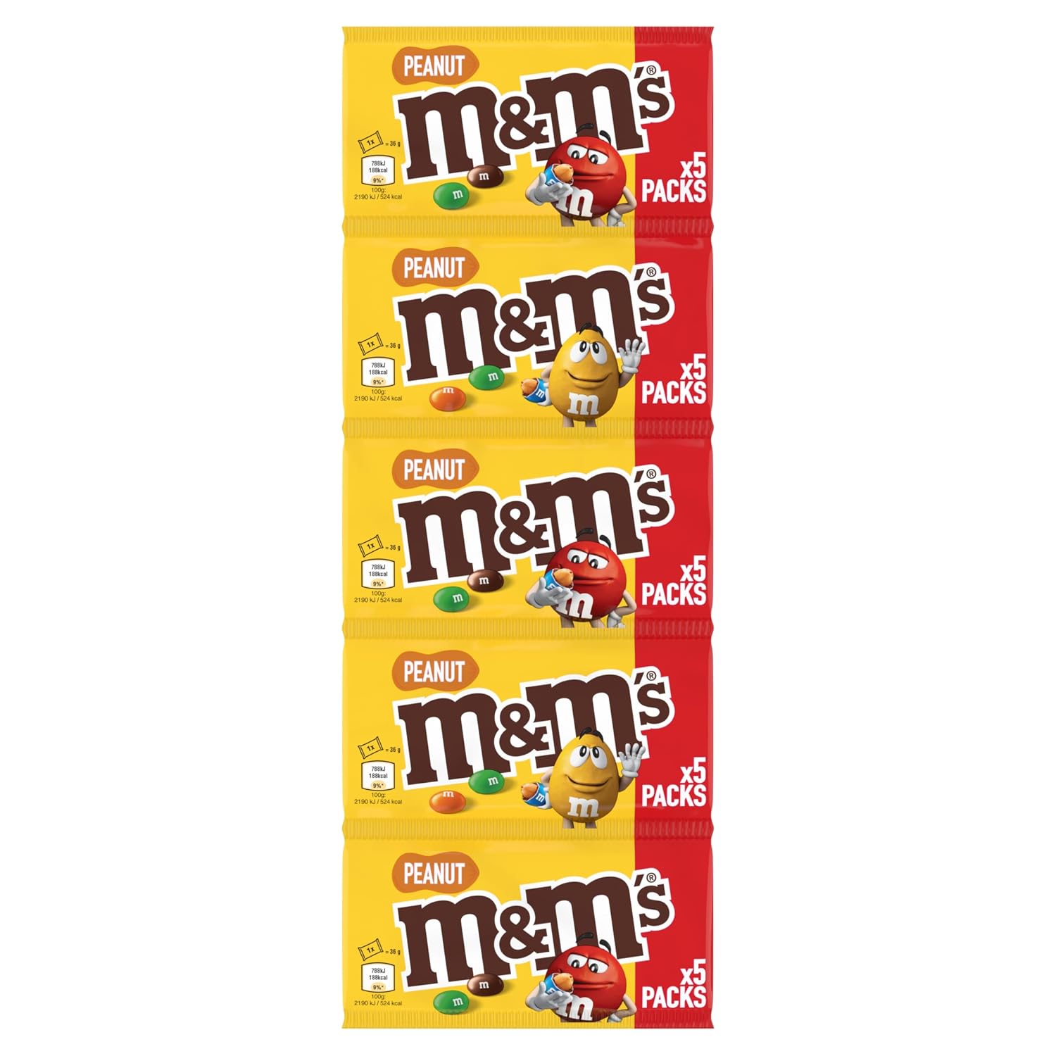 Mars M&Ms Multi Peanut 36G pack shot