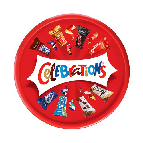 Celebrations Tub 500g pack shot