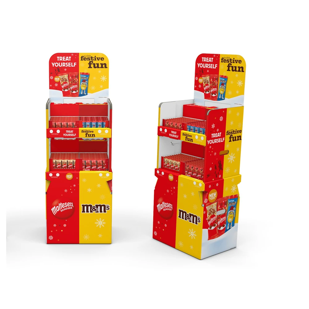 Malteser/M&m's Mixed Reindeer/Santa FSDU 29g pack shot