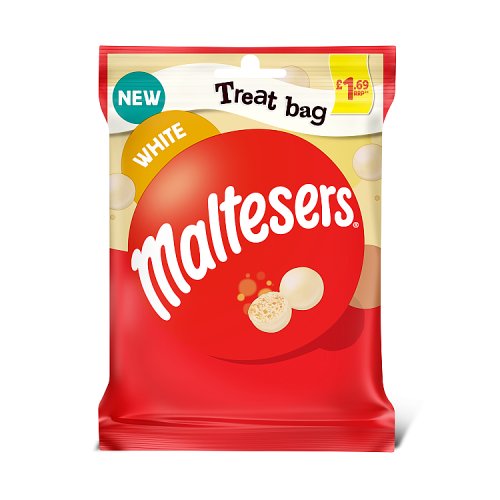 Maltesers White Treat Bag 54g PMP pack shot