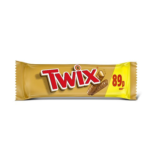 Twix Single Bar 50g PMP pack shot