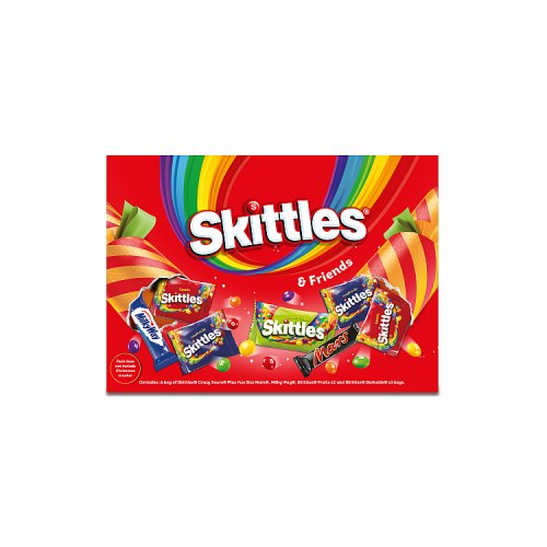 Skittles & Friends Medium Selection Box 144g pack shot