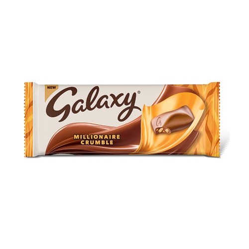 Galaxy Millionaire Crumble Block 160g pack shot