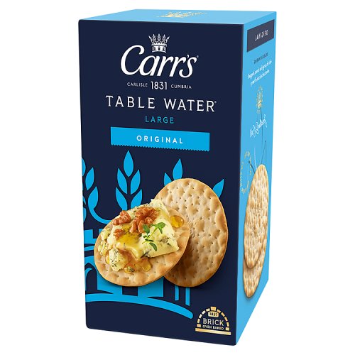 Carrs Table Water Large Crackers 200g pack shot