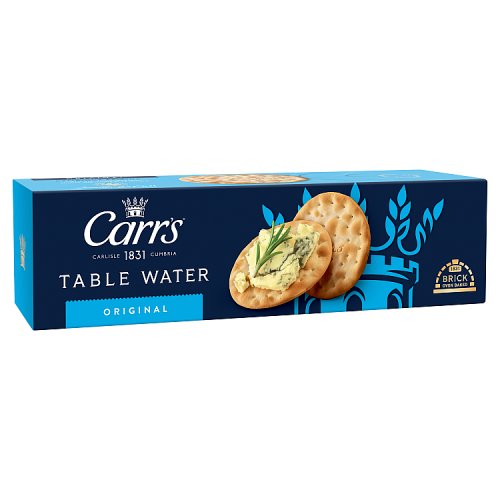 Carrs Table Water Biscuits 125g pack shot