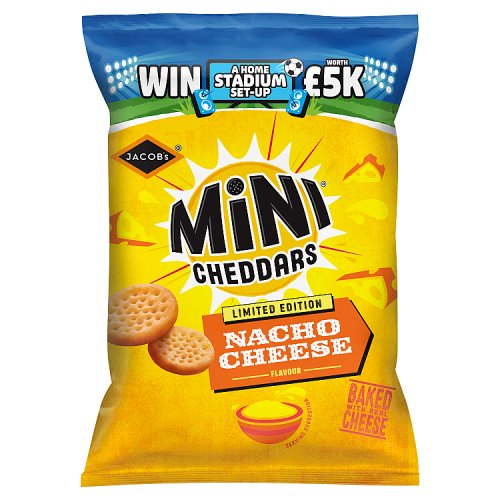 Jacobs Mini Cheddars Nacho Cheese 150g pack shot