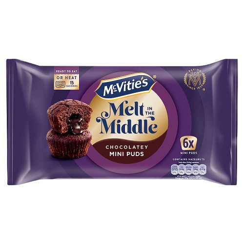 MCVITIES MINI MELT IN THE MIDDLE PUDDINGS pack shot