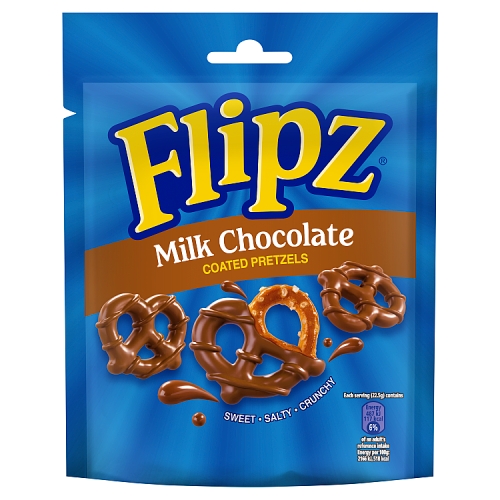Flipz Milk Chocolate Pretzel 90g pack shot