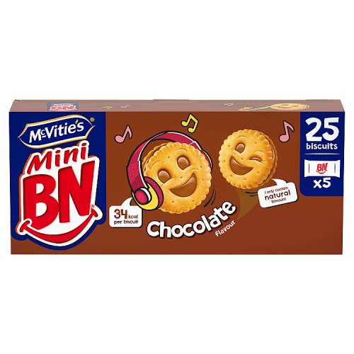 McVities Mini BN Chocolate 5pk (5 x 35g) pack shot
