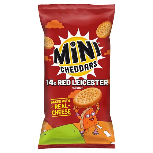 Jacobs Mini Cheddars Red Leicester (14 x 23g) pack shot