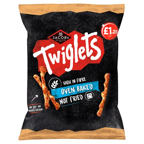 Jacobs Twiglets Original PM £1.25 105g pack shot