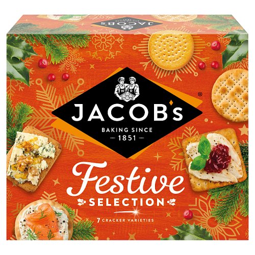 Jacobs Biscuit For Cheese Christmas 450g pack shot