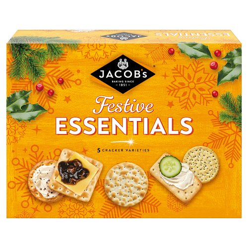 Jacobs Savoury Favourites Crackers Assortment 200g pack shot