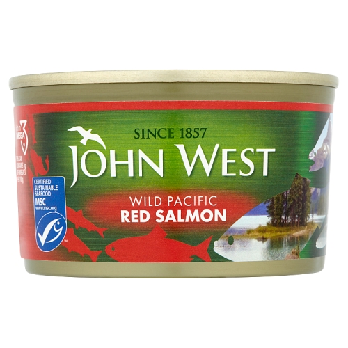 John West Red Salmon 213g pack shot