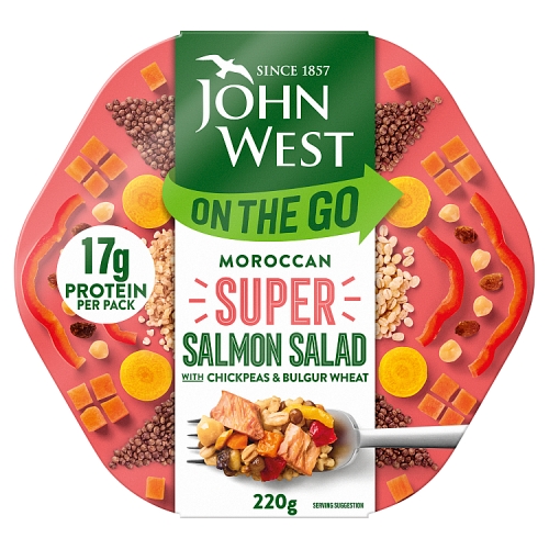 John West On The Go Moroccan Tuna Salad 220g pack shot