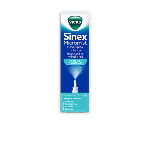 Vicks Sinex Micromist Nasal Spray pack shot