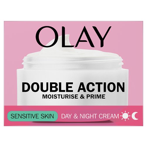 Olay Double Action Day Cream Sensitive Skin 50ml pack shot